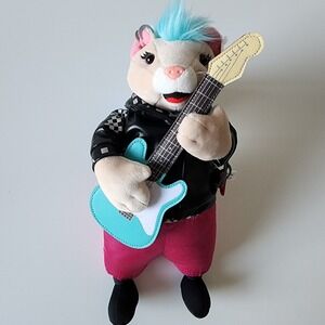 HAMSTAR Kia Soul Hamster Plush Guitar Mascot Punk‎ Advert 2010 14" Stuffie Toy